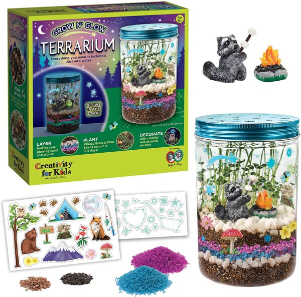 Creativity for Kids Grow 'N Glow Terrarium Kit for Kids