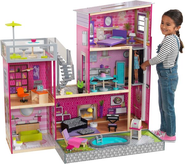 KidKraft Uptown Wooden Modern Dollhouse