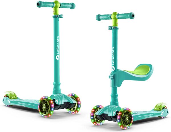 LaScoota 2-in-1 Kids Kick Scooter