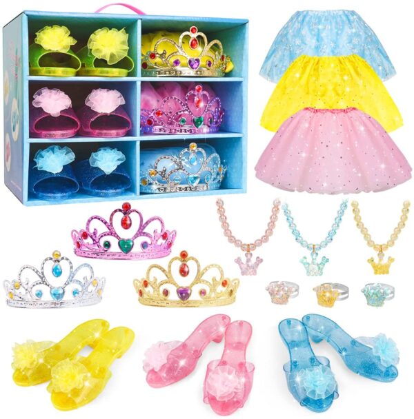 Meland Princess Dress Up Shoes - Dress Up Clothes for Little Girls