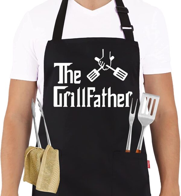 alipobo grillfather apron gift